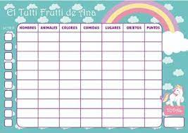 Tutti Frutti Para Imprimir Personalizado Juego De Mesa En Venta En Almagro Capital Federal Capital Federal Por Solo 110 Tutti Frutti Imprimir Sobres Juegos