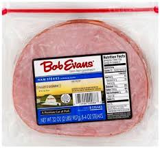 Bob Evans In Natural Juices Ham Steaks 8 Ea Nutrition