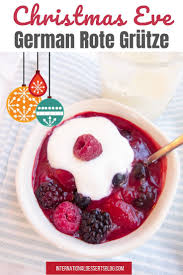 German Rote Grutze Recipe Red Berry Dessert With Fresh Cream Recipe Christmas Food Desserts Quick Christmas Dessert Recipes Desserts