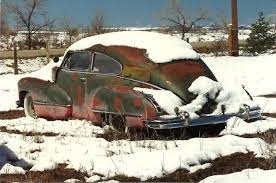 Snow Covered 1940 S Classic Abandoned Cars Vintage Cars Classic Chevy Trucks