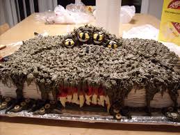 This is the year of cakes in our family. Birthday Cake Tutorial Harry Potter S Monster Book Of Monsters Oooh I Could Totally Do That