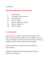 Chapter1 Coulombs Law