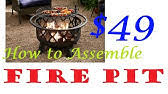 Maybe you would like to learn more about one of these? Hampton Bay Crossfire Outdoor Fire Pit With With Cooking Grate Unboxing Notsponsored Youtube