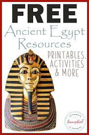 Mummify a rubber chicken, build a lego pyramid, make a nile river, a reed boat and more. Free Ancient Egypt Resources Printables Activities More Homeschool Giveaways