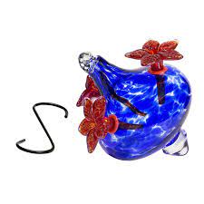 Hummingbird feeders can be made from glass jars and hung in the garden to attract hummingbirds. Glass Replacement Flower Feeding Tube Diy Project Red Best Home Products