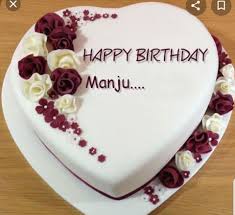 Photo Personalized birthday song for manju.