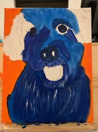 All the art supplies included. Paint Your Pet Pop Art Uncorked Canvas