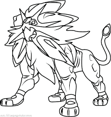 See the whole set of printables here: Solgaleo Coloring Pages Coloring Home