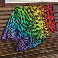 There are literally thousands upon thousands of free crochet patterns that are no longer available simply because they were published many years ago and are now out of print. Nya Mosaic Blanket Infinity Version Free Crochet Pattern Lillabjorn S Crochet World