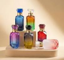 50ml Gradient Glass Spray Bottle Diamond Cap, Ombre Empty Perfume Bottles,  Refillable Room Spray Atomizer for Fragrance Gift