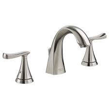 Enhancing single handle bathroom faucet, title: American Standard Chatfield 8 In Widespread 2 Handle Bathroom Faucet In Brushed Nickel 7413801 295 The Home Depot