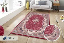 Siela Yikanabilen Hali Kirmizi C07 Red Home Decor Rugs Decor