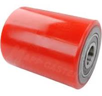 3" x 3-5/8" Heavy Duty Polyurethane on Steel Pallet Jack Load Wheel