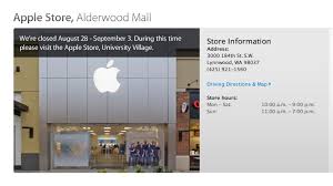 Exclusive Apple Remodeling Alderwood Mall Retail Store