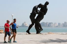It was a headbutt no soccer fan will ever forget. Huge Statue Of Zinedine Zidane Headbutting Marco Materazzi Bought By Qatar Bleacher Report Latest News Videos And Highlights