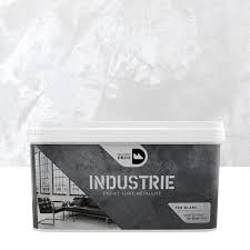 Peinture A Effet Industrie Maison Deco Fer Blanc 4 Kg Peinture A Effet Peinture Interieur Maison Parement Mural