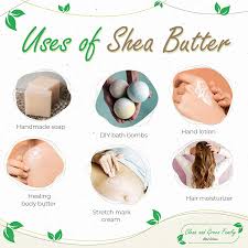 It's ultra moisturizing with all natural ingredients. Shea Butter Refined Clean And Green Family