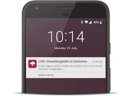 Dieses service und warnungen per sms stehen allen österreicherinnen und österreichern kostenlos zur verfügung. Kostenlose Push Benachrichtigungen Fur Unwetter Ereignisse In Osterreich Erhalten Osterreich