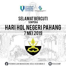 Tarikh berikut mungkin berubah bergantung kepada maklumat terkini dan peristiwa semasa. Peka2 Ump Selamat Bercuti Sempena Hari Hol Negeri Facebook