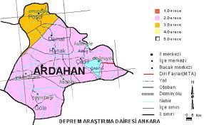 Derece deprem bölgeleri olarak sıralanıyor. Turkiye Nin Deprem Haritasi Degisecek Ardahan Haber