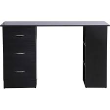 Free delivery and returns on ebay plus items for plus members. Zennor Home Office Desk With 3 Drawers Shelves Black Robert Dyas