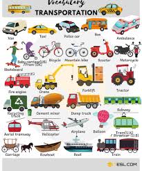 Types Of Vehicles With Names And Useful Pictures 7 E S L