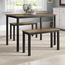 Andover Mills Rossiter 3 Piece Dining Set Reviews Wayfair Dining Room Sets 3 Piece Dining Set 5 Piece Dining Set