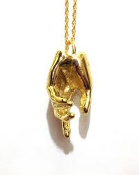 Verameat Hand Of God Necklace In Gold Covet Lou Jewelry Jewelry Accessories Necklace