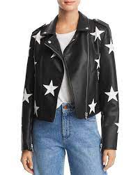Blanknyc Star Faux Leather Moto Jacket Women Coats Jackets Leather Suede Shearling Bloomingdale S Denim Jacket Women Womens Moto Jacket Leather Moto Jacket