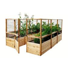 If this is a problem in your vegetable garden, then here is a clever solution for you! Outdoor Living Today 8 Ft X 12 Ft Garden In A Box With Deer Fencing Rb812dfo The Home Depot