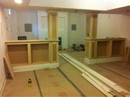 & up) tall room dividers to reflect your style and inspire your home. Room Remodeling Small Basement Remodel Half Walls