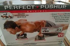 Details About Bodyrev Perfect Pushup Fitness Equipment Handles Workout Chart Instructional Dvd