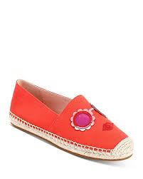 Kate Spade New York Women S Grenada Glasses Espadrille Flats In Tamarillo Modesens