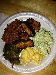 Rib Tip Plate From Loveland Bbq Soul Food Food Dinner