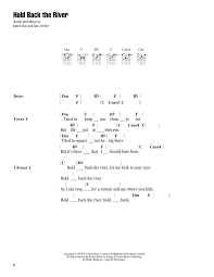 This score is based on. Hold Back The River Di James Bay Download Voce E Accordi Smd185593
