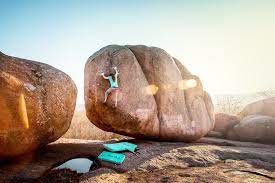 About 1.5 billion years ago, hot magma cooled forming coarsely crystalline red granite, which later weathered into huge, rounded boulders. Bouldering At Elephant Rocks State Park In Belleview Missouri Terrain Magazine