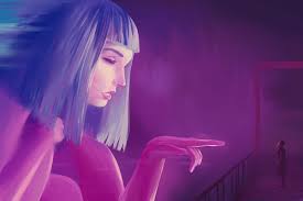 Neon Painting Noir Blade Runner 2049 Joi Hologram Ana De Armas Digital Art Purple Wallpaper Resolution 3000x2000 Id 482145 Wallha Com