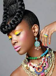 Pin By Raul On Makeup African Beauty African Fashion Natural Hair Styles