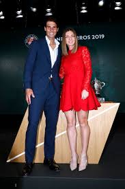 Simona halep sydney international tennis zimbio romania pliskova wimbledon players open female player wta australian park sport celebrates winning point. Rafael Nadal And Simona Halep At 2019 French Open Draw Ceremony 2 Rafael Nadal Fans