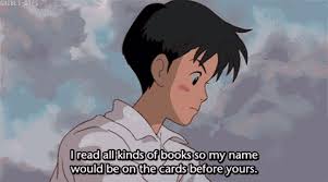 A quote can be a single line from one character or a memorable dialog between several characters. Whisper Of The Heart Movie Quotes Quotesgram