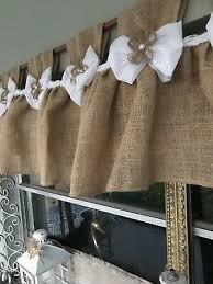 5 out of 5 stars. New French Vintage Twine Shabby Rustic Chic Burlap Curtain Valance Country For Sale Online Burlap Curtains Kitchen Burlap Burlap Curtains
