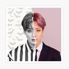 High quality bts inspired canvas prints by independent artists and designers from around the world. Vampire Jungkook Bts Duvet Cover By Bjoogie Redbubble