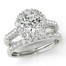1 Carat Forever One Moissanite Diamond Wedding Set Bridal Etsy Moissanite Wedding Set Diamond Wedding Sets Cheap Diamond Wedding Rings