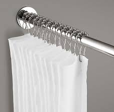 A Polished Chrome 1 Contemporary Shower Shower Rod Shower Curtain Rods