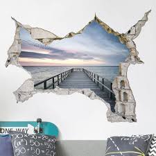 3d Wandtattoo Steg Promenade Quer 3 4 3d Wandtattoo Bilder Wandtattoos