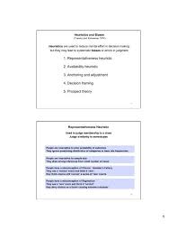 Choose from 33 different sets of flashcards about availability heuristic on quizlet. Heuristics