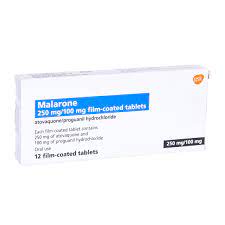 Buy Branded Malarone Tablets 250mg 100mg Online Antimalarial