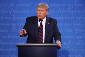 In his victory speech, delivered after days of vote counting and uncertainty, mr. Yes President Trump Really Dropped A Racial Slur On Live Television Tonight Vogue