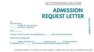 Once you have downloaded a template for principal cover letters, you can make use of pdfelement to edit it. Sample Request Letter To Principal For Admission In School Youtube