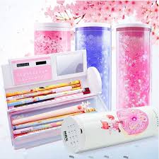 Nbx Stationery Box Coded Lock Newmebox Password Pencil Case Cartoon Pattern Pen Holder Large Capacity Home In 2020 Kawaii School Supplies Pencil Case Big Pencil Cases